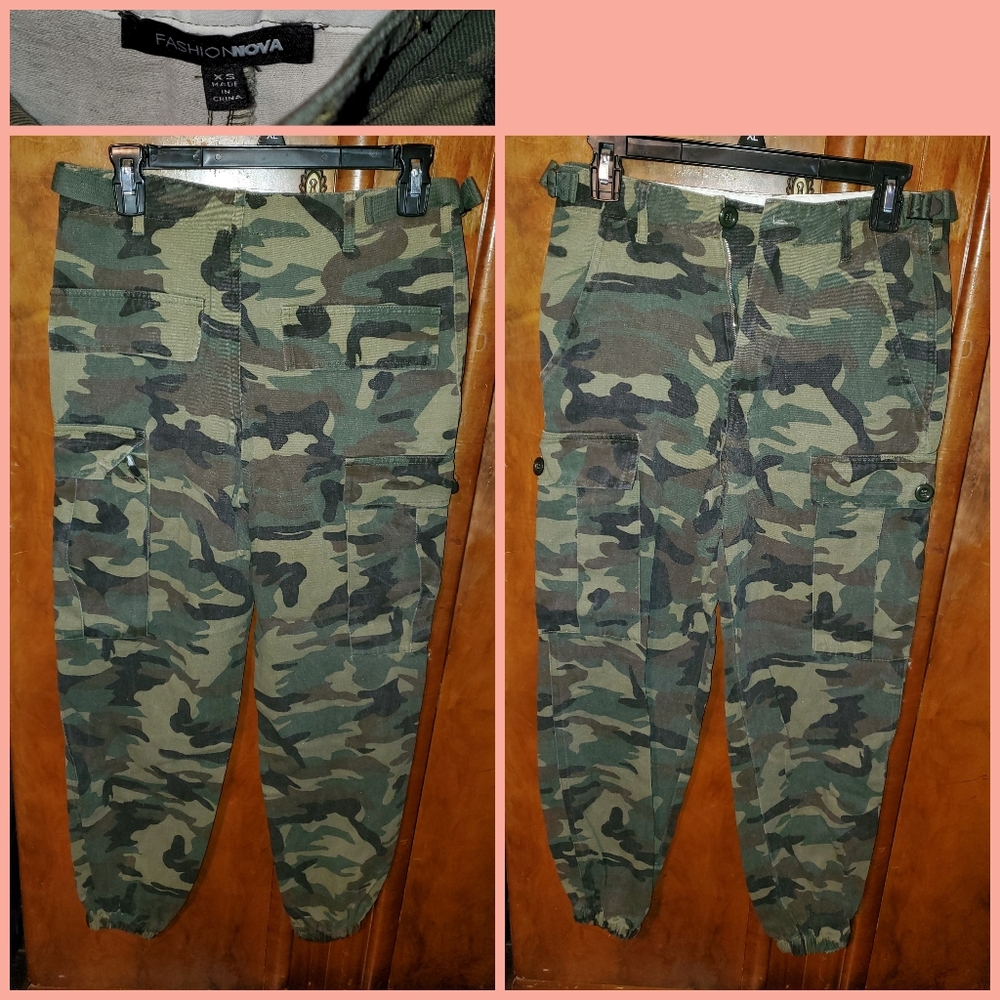 fashion nova camo pants